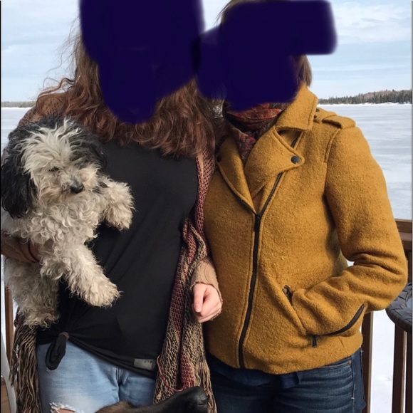 Bomber style boiled wool jacket - Picture 8 of 10